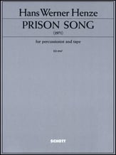 PRISON SONG PERCUSSIONIST/TAPE cover